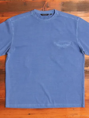 Pigment Dyed T-Shirt in Sky Blue