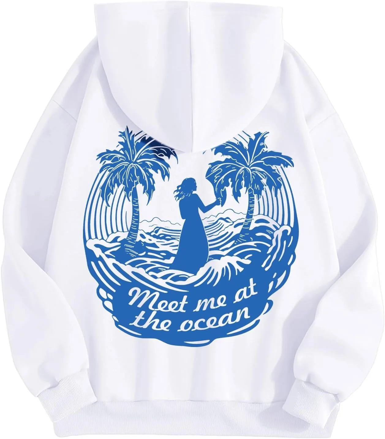 Pink Graphic Hoodie for Women Cute Preppy Sweatshirt Long Sleeve Pink Puff Graphic Pullover for Teen Girls