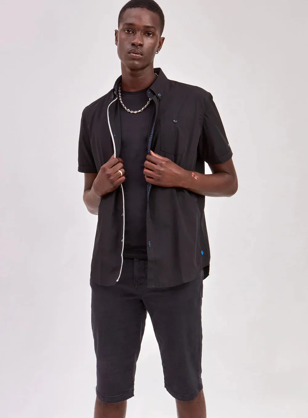Point Zero Vall Classic Easy Iron Shirt Black
