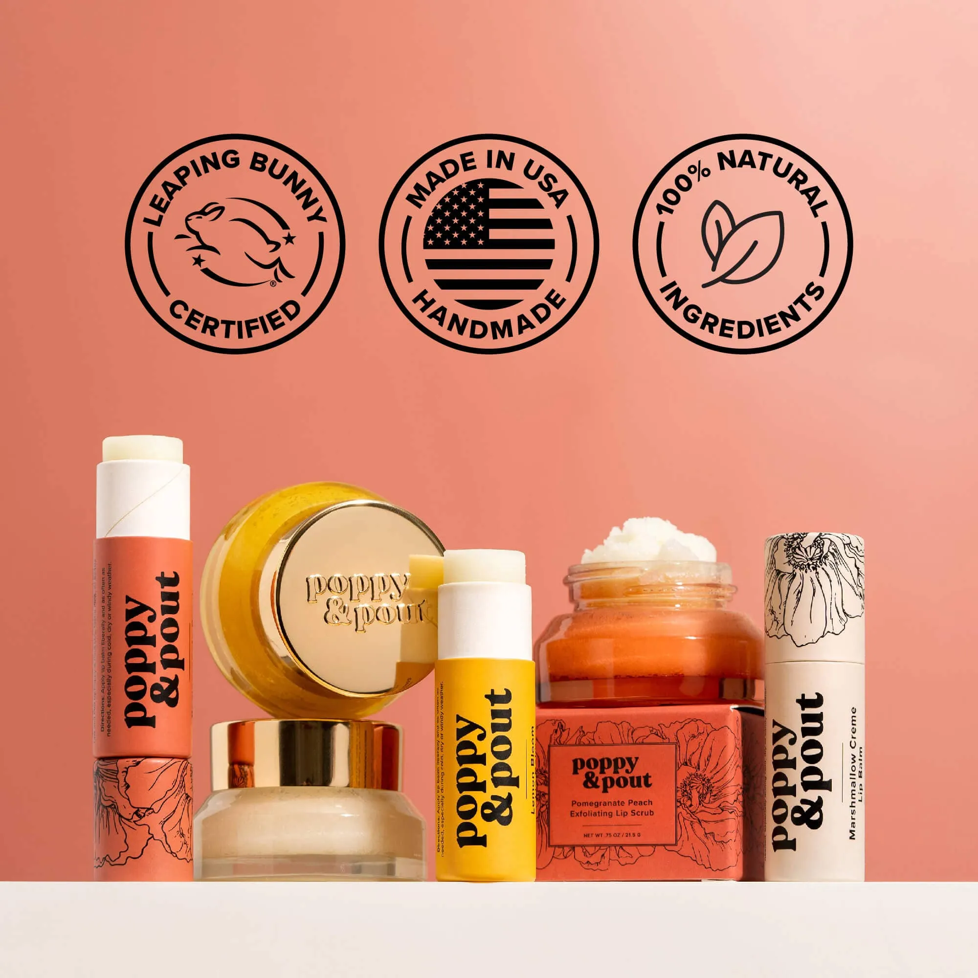 Poppy & Pout-Lip Balm, Lemon Bloom