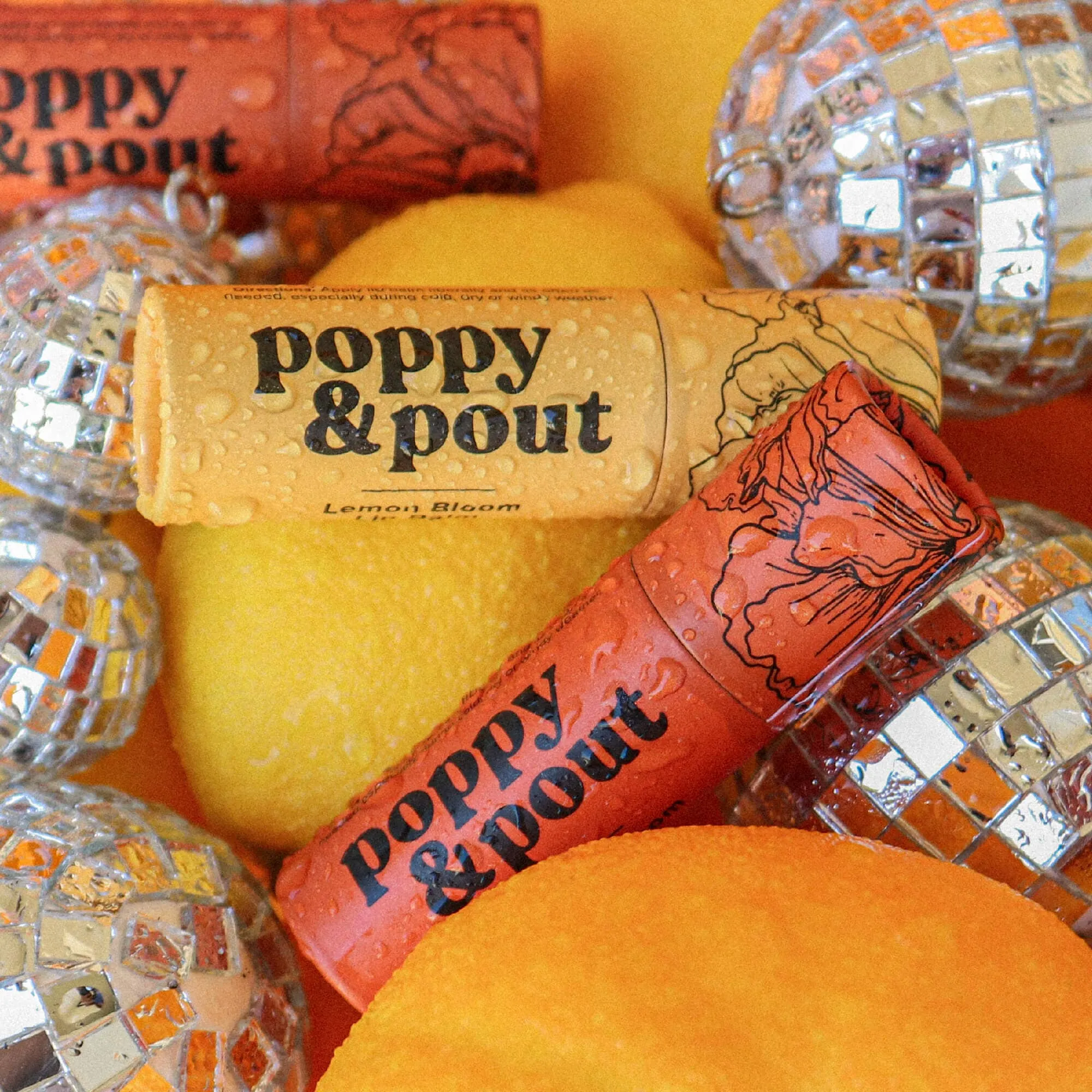 Poppy & Pout-Lip Balm, Lemon Bloom