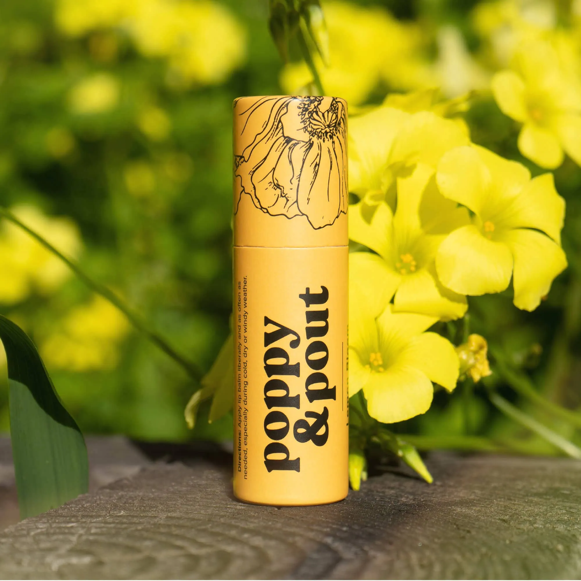 Poppy & Pout-Lip Balm, Lemon Bloom