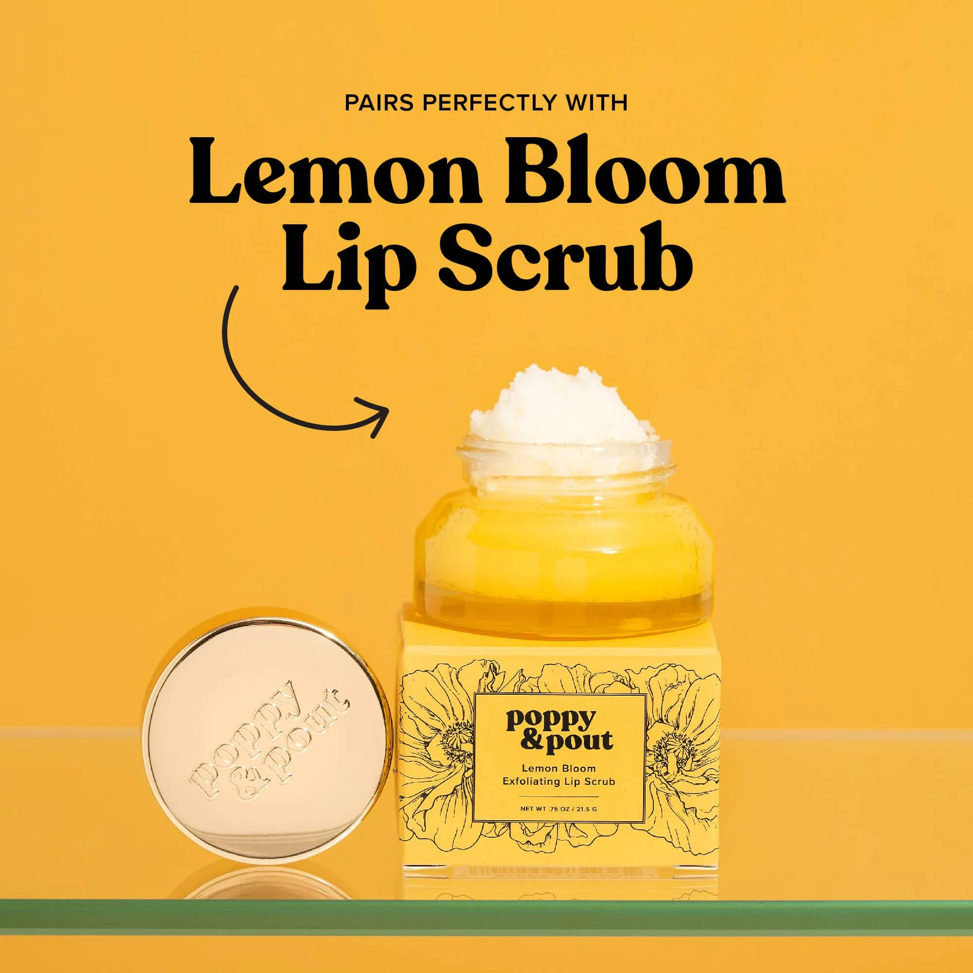 Poppy & Pout-Lip Balm, Lemon Bloom