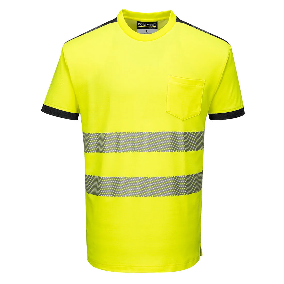 Portwest PW3 Hi-Vis Cotton Comfort T-Shirt S/S