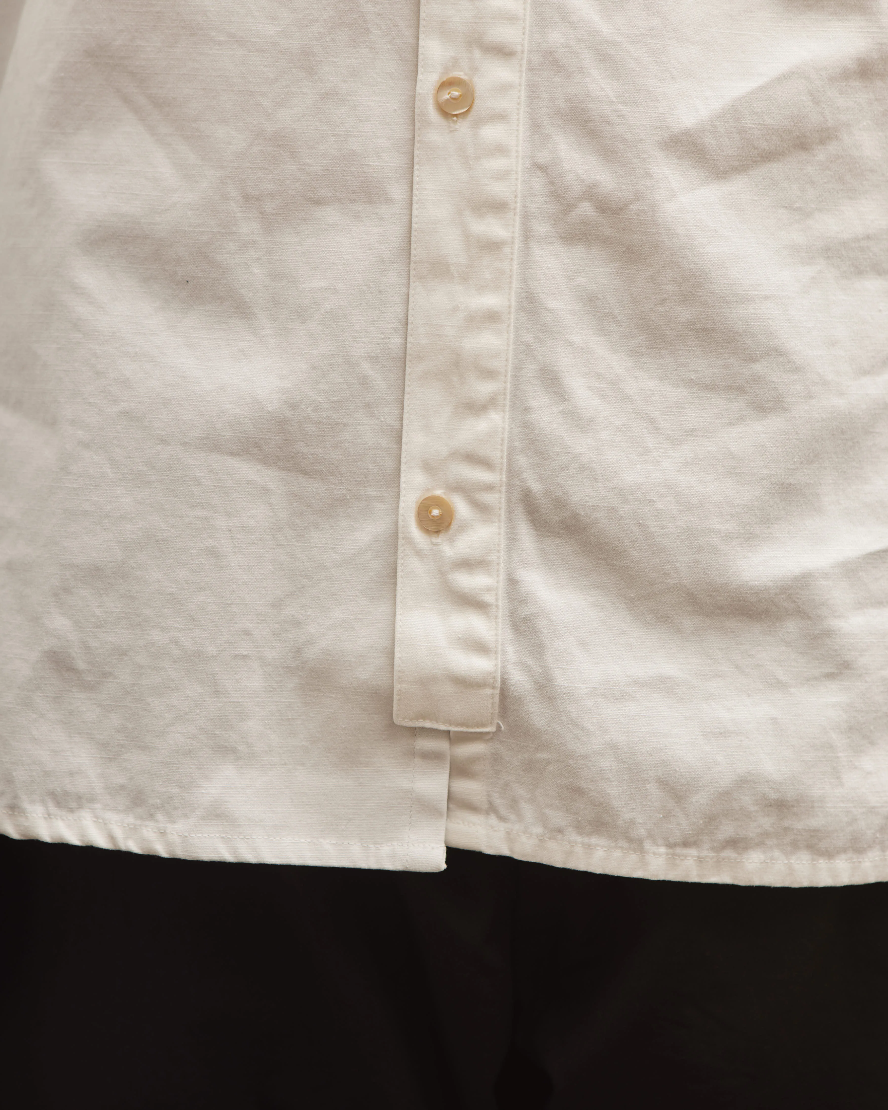 Postalco Free Arm Shirt 01 Weather Cloth, Off-White