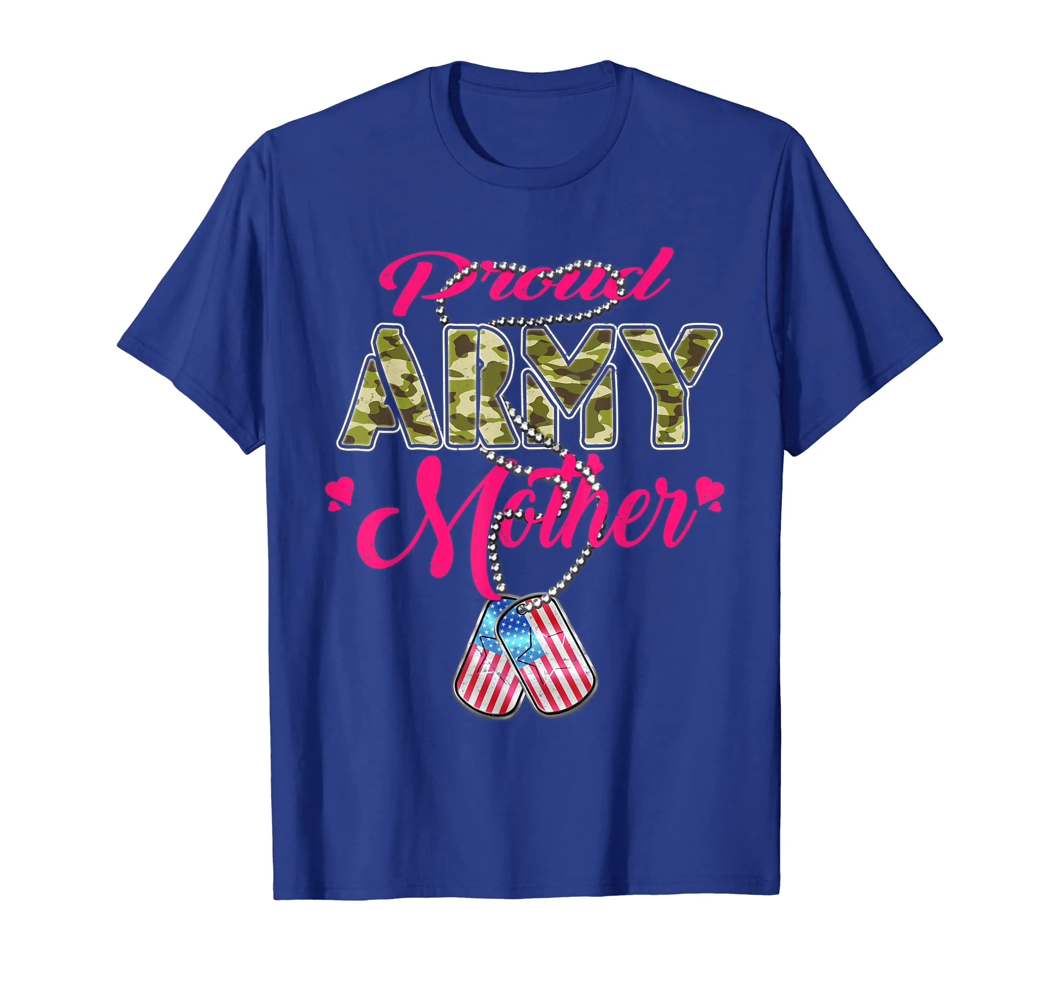 Proud Army Mother Shirt US Dog Tag Pride Military Mom Gifts