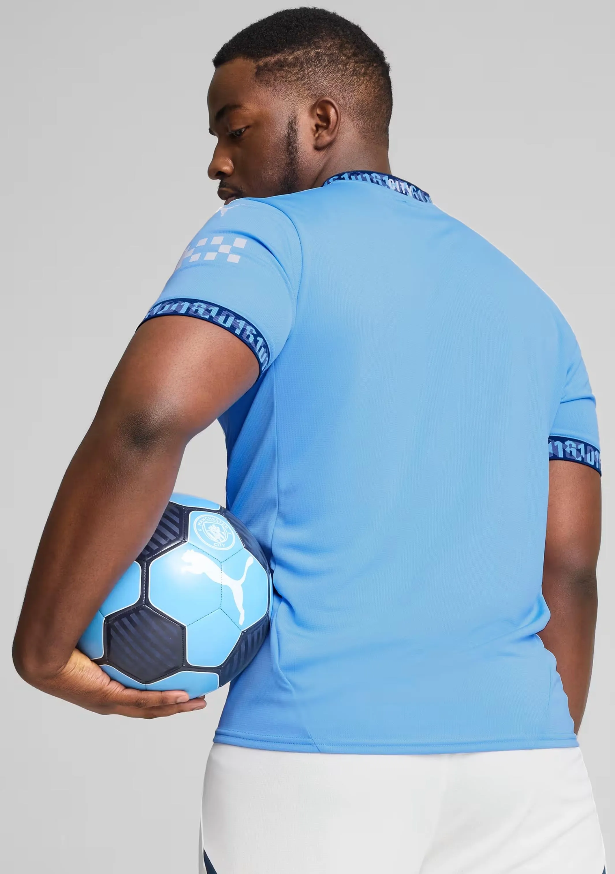 Puma Men’s Manchester City 24/25 Home Jersey with FREE Manchester City Scarf