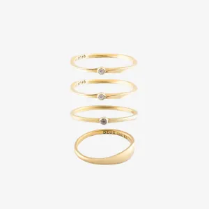 Quattro Diamond Ring Combo