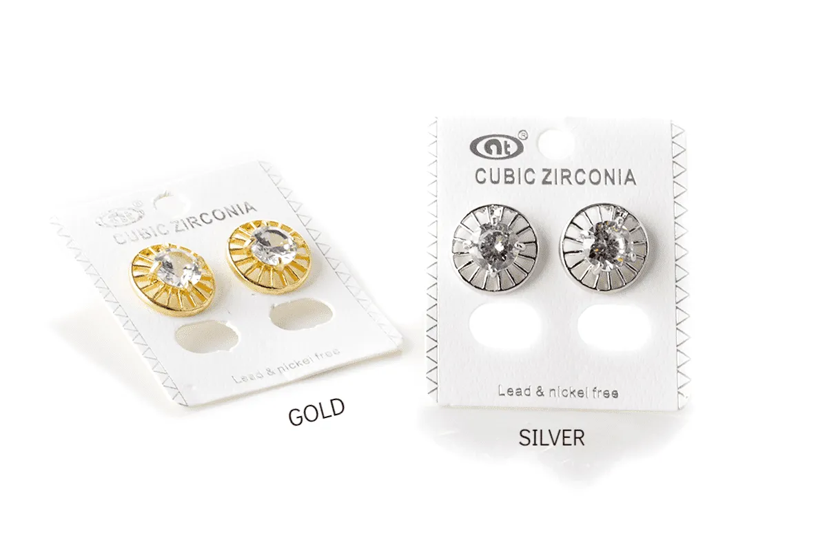 Radiant Beauty Stud Earrings