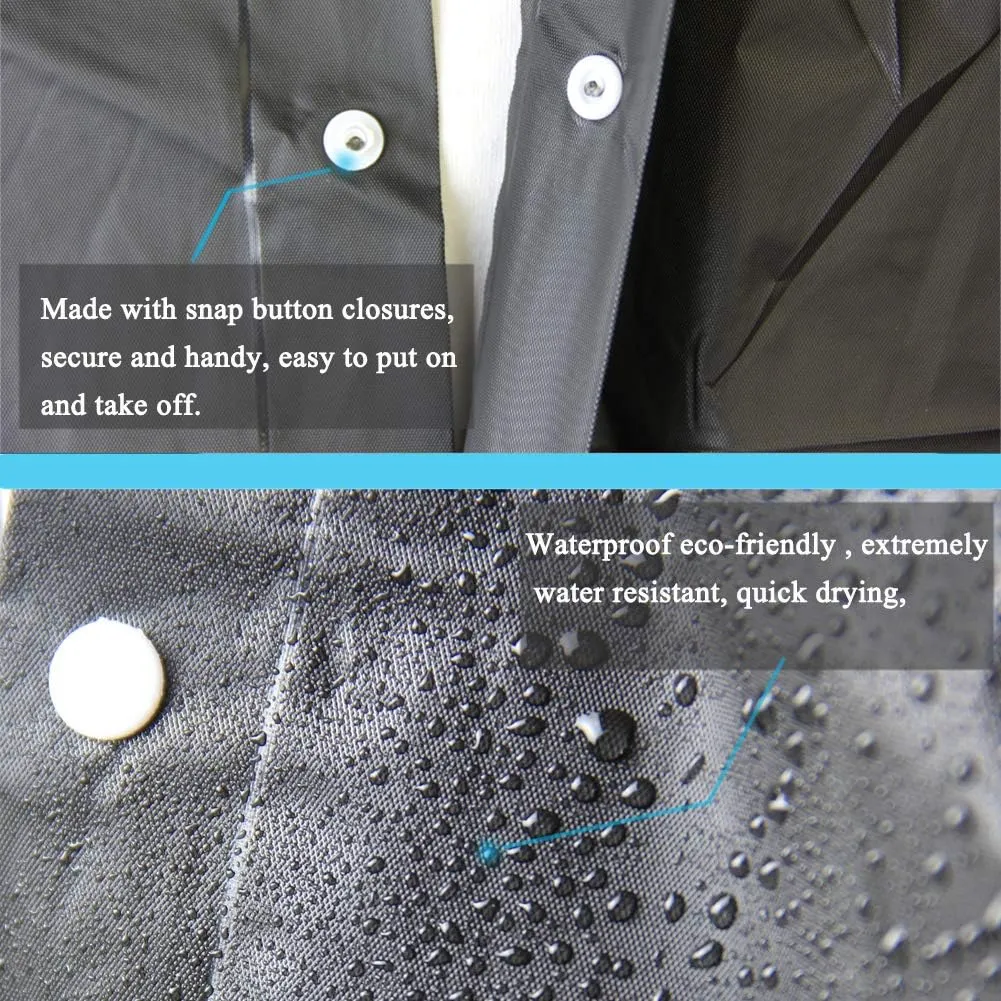 Rain Coats (2 Pack) - Reusable EVA Rain Ponchos for Adults Rain Jackets Raincoats for Men Women
