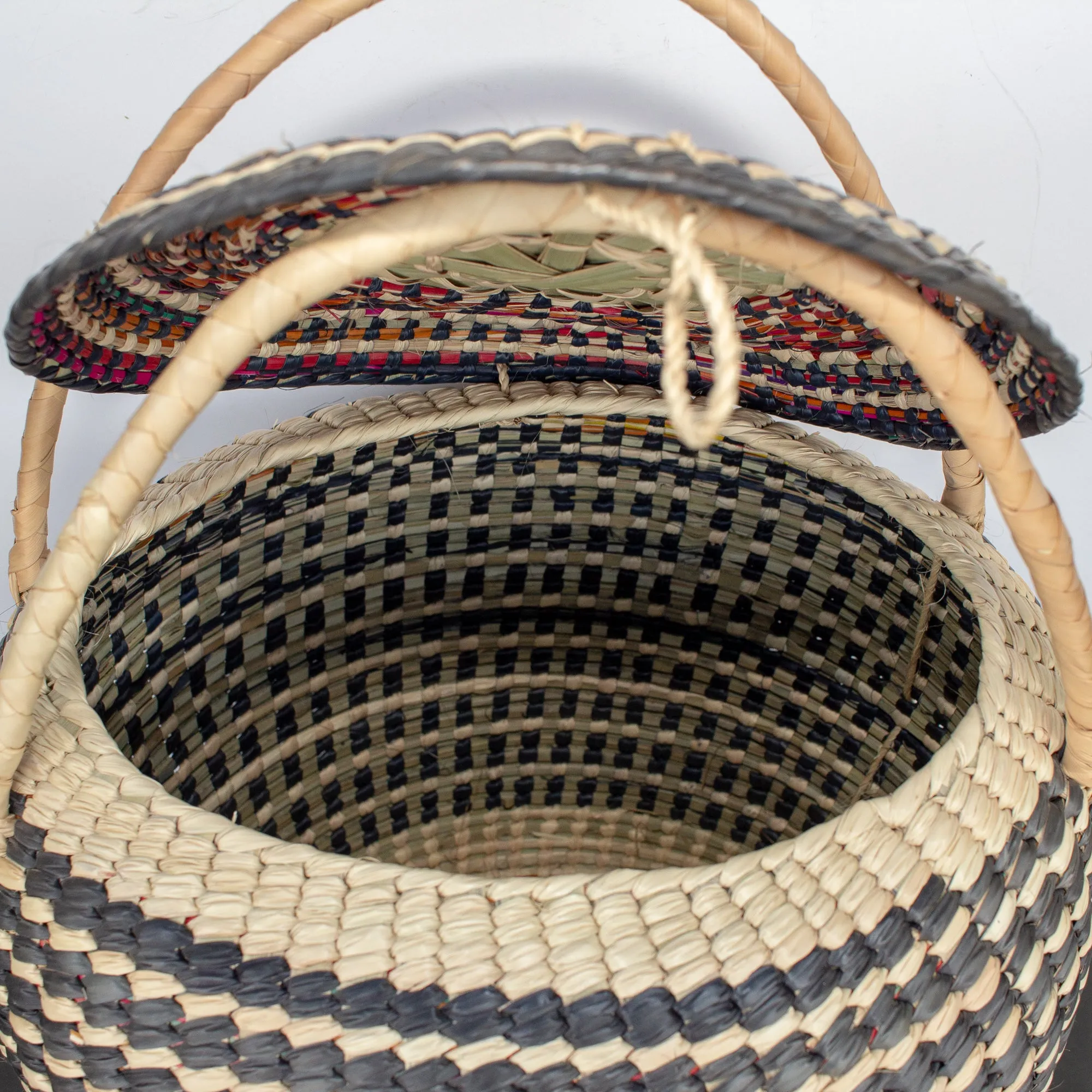 Raya Woven Bucket Tote