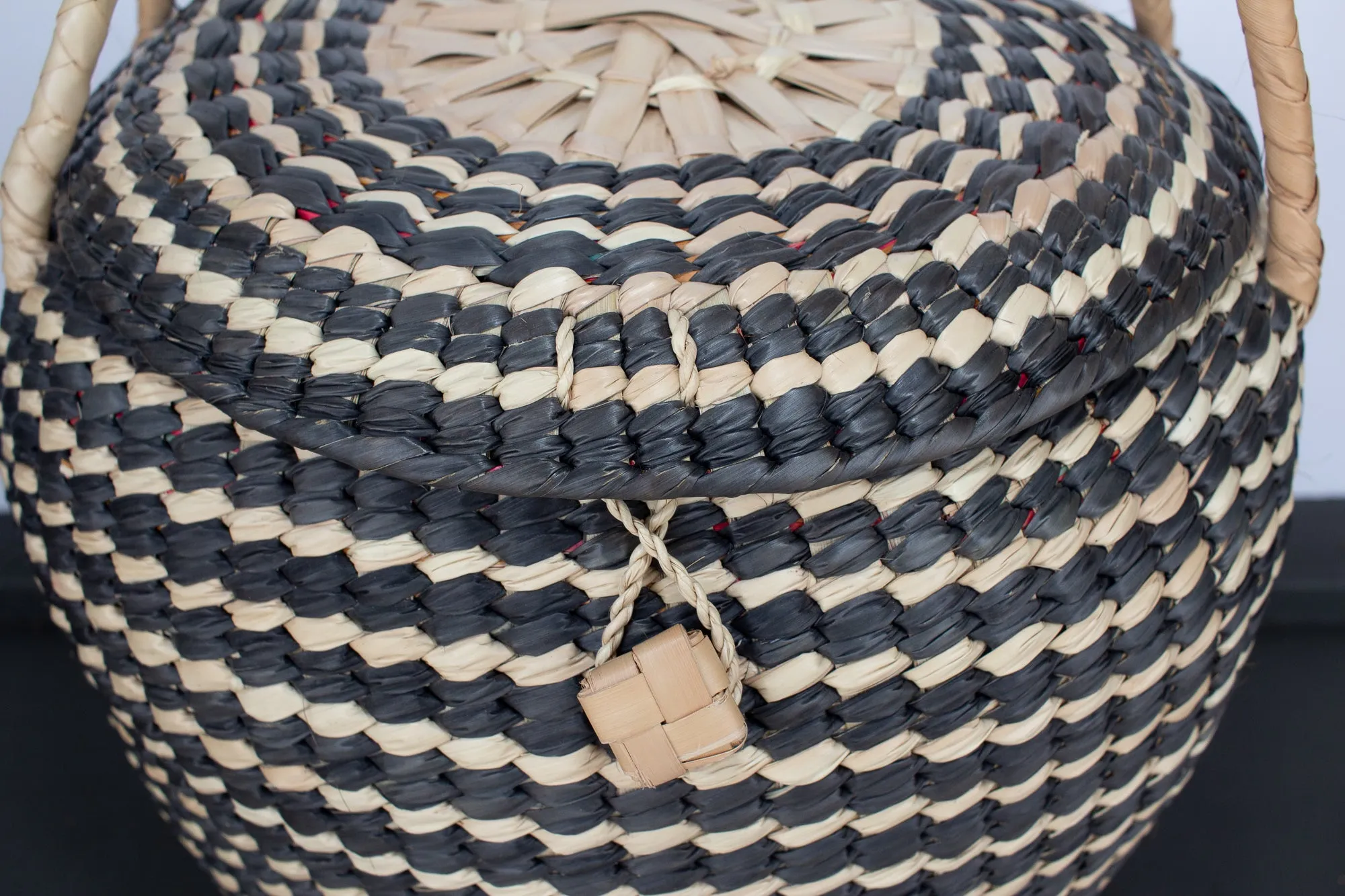 Raya Woven Bucket Tote