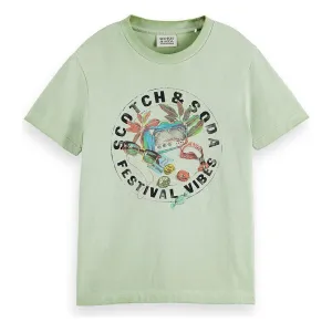 Relaxed-Fit Artwork T-Shirt - Light Military