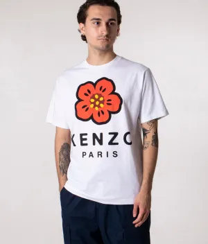 Relaxed Fit Boke Flower Logo T-Shirt