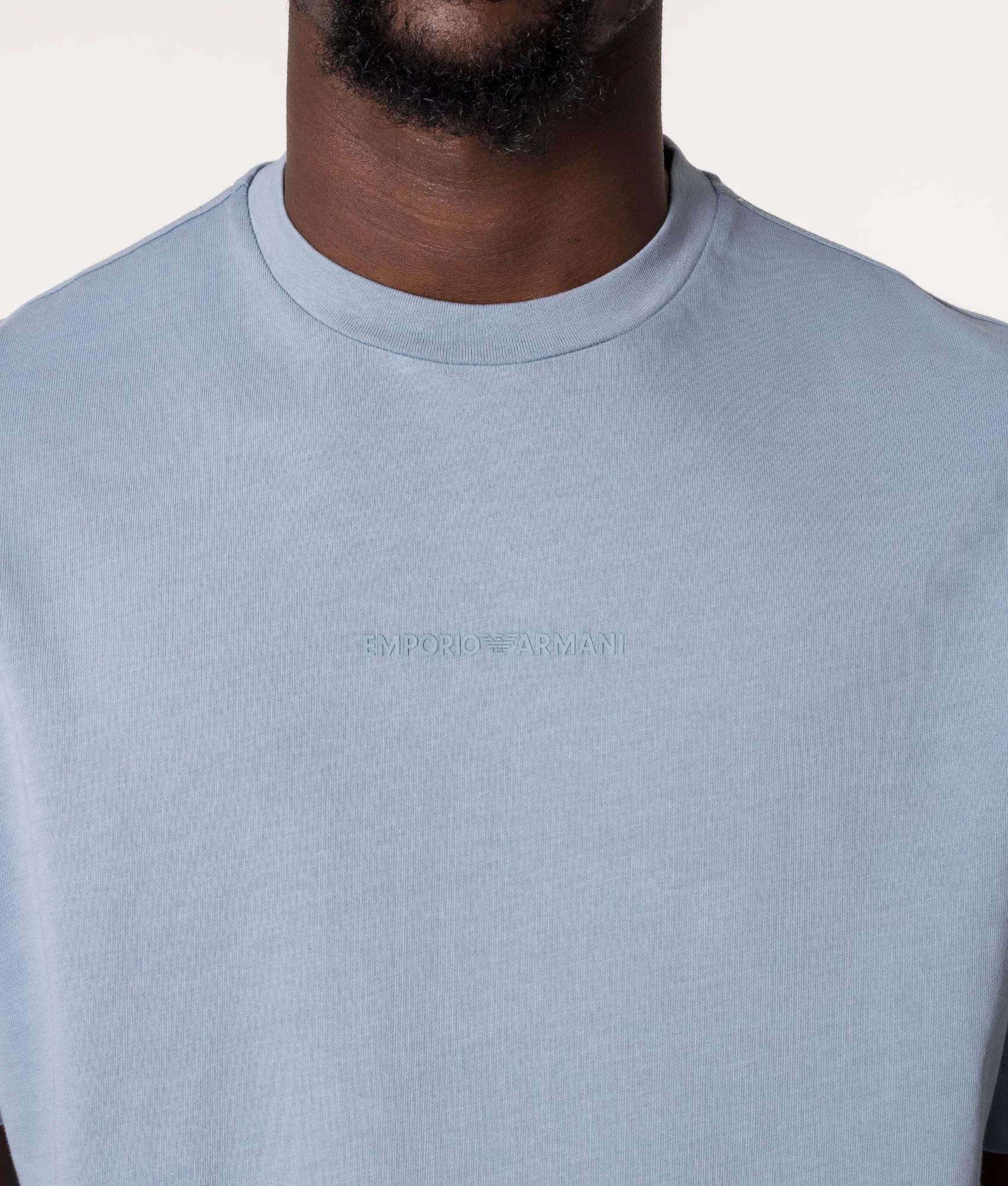 Relaxed Fit Bold Rubberised Logo T-Shirt