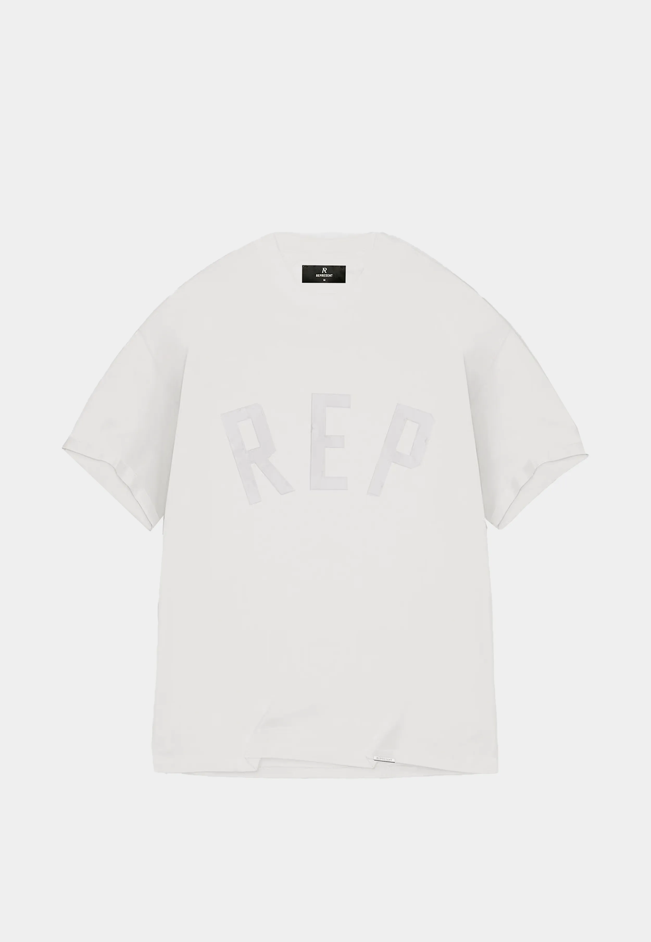 Represent Rep Applique T-Shirt Flat White