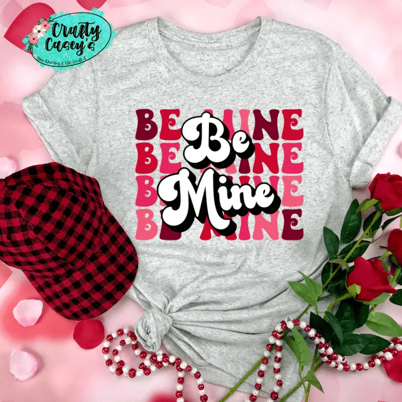 Retro Be Mine- Valentines Day  - Women's  Unisex- t-shirt
