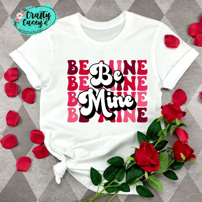Retro Be Mine- Valentines Day  - Women's  Unisex- t-shirt