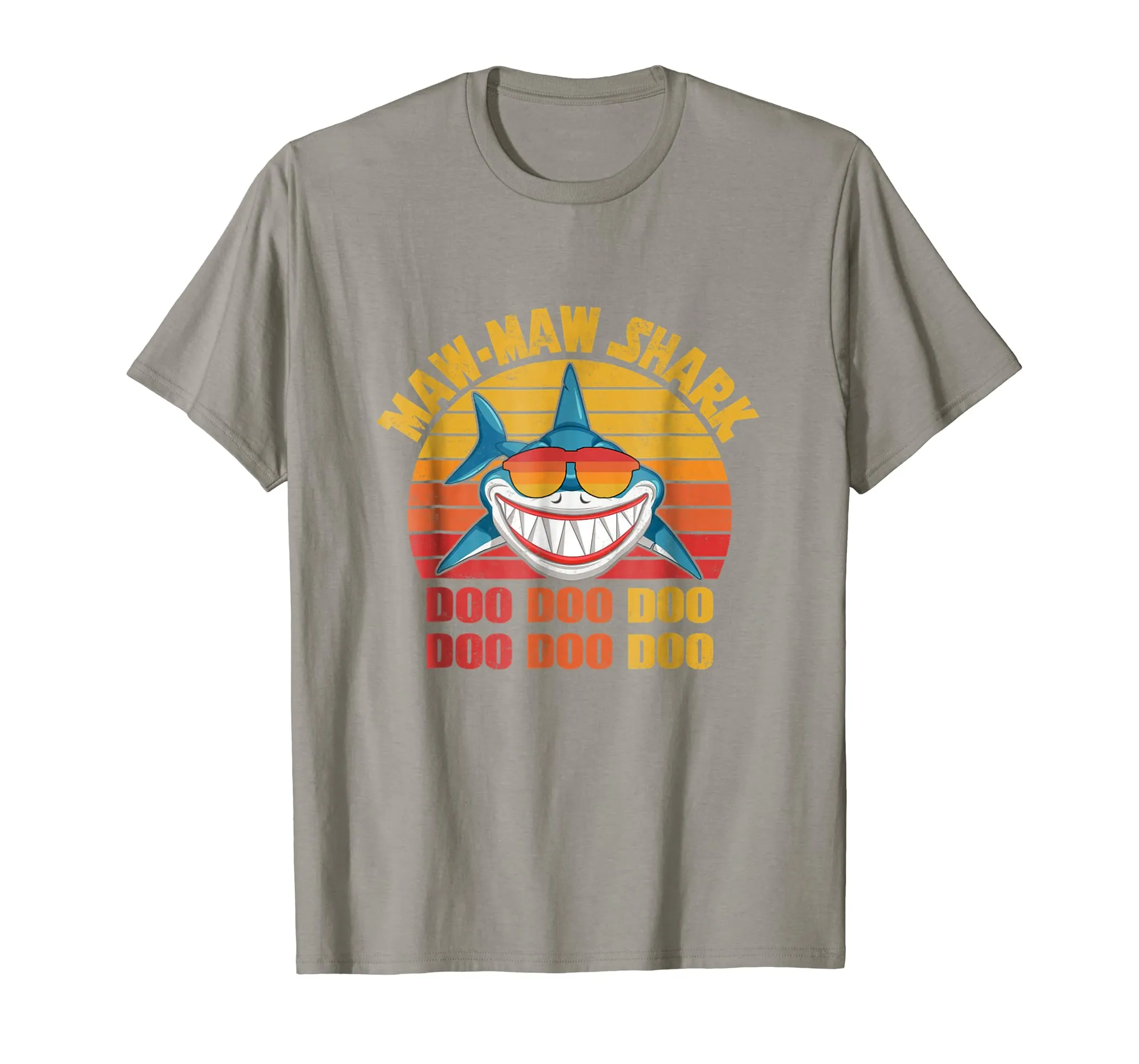 Retro Vintage Style Maw-maw Shark Tshirt gift for Mother Mom