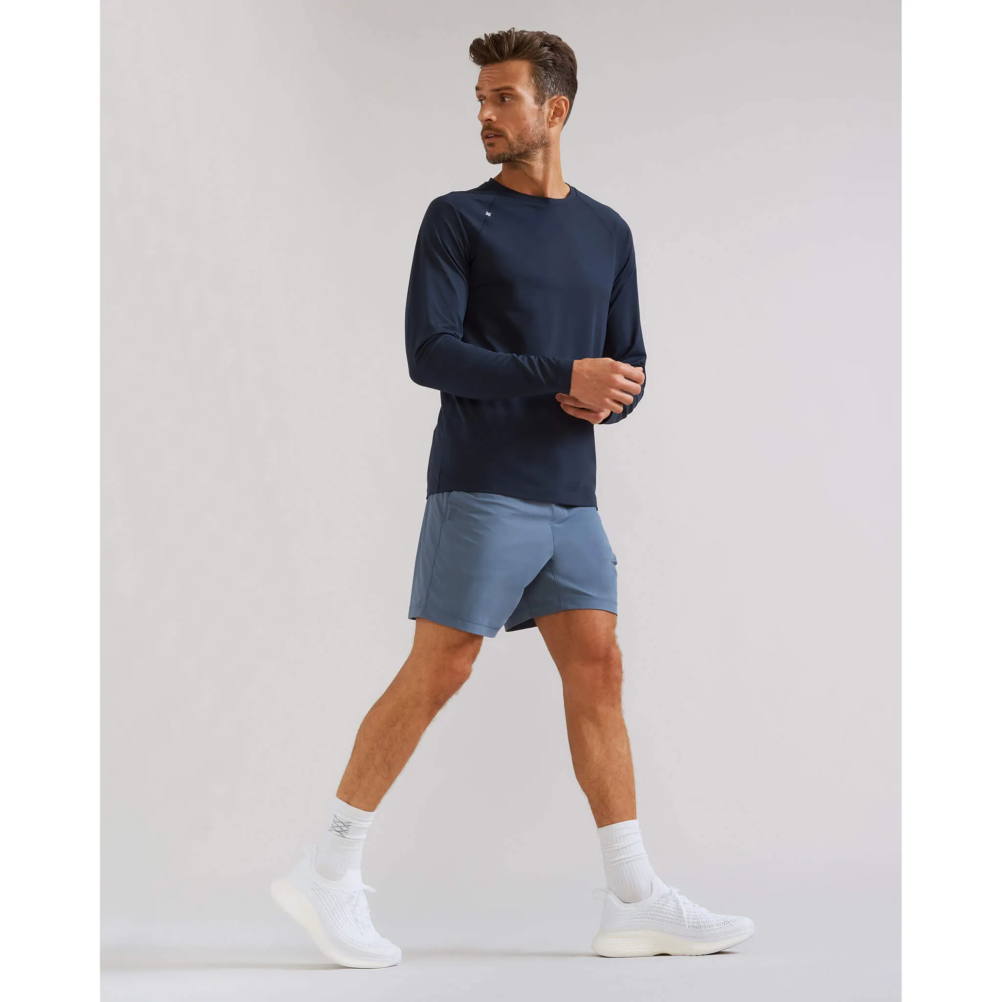 Rhone Men's Reign Long Sleeve T-Shirt - True Navy
