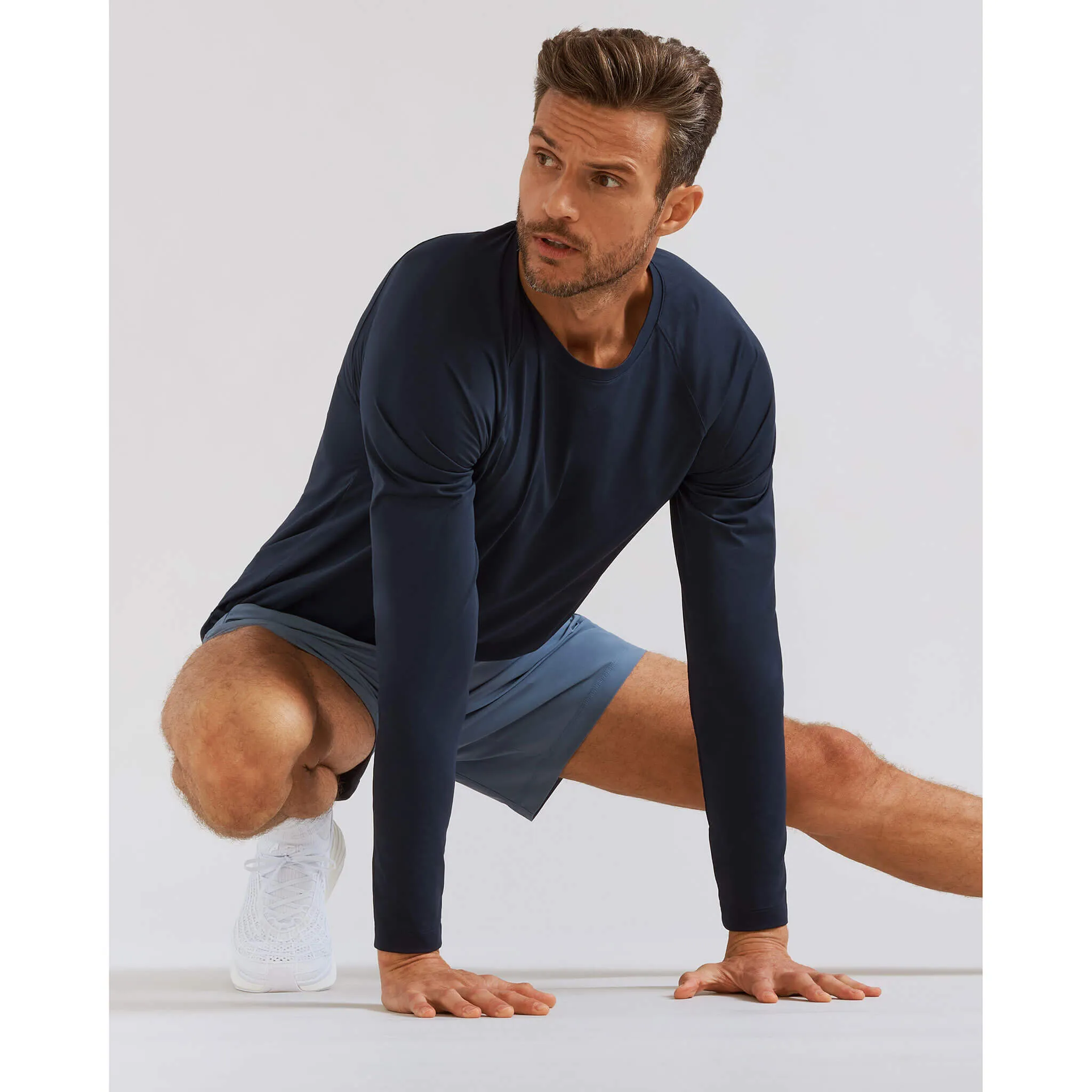 Rhone Men's Reign Long Sleeve T-Shirt - True Navy