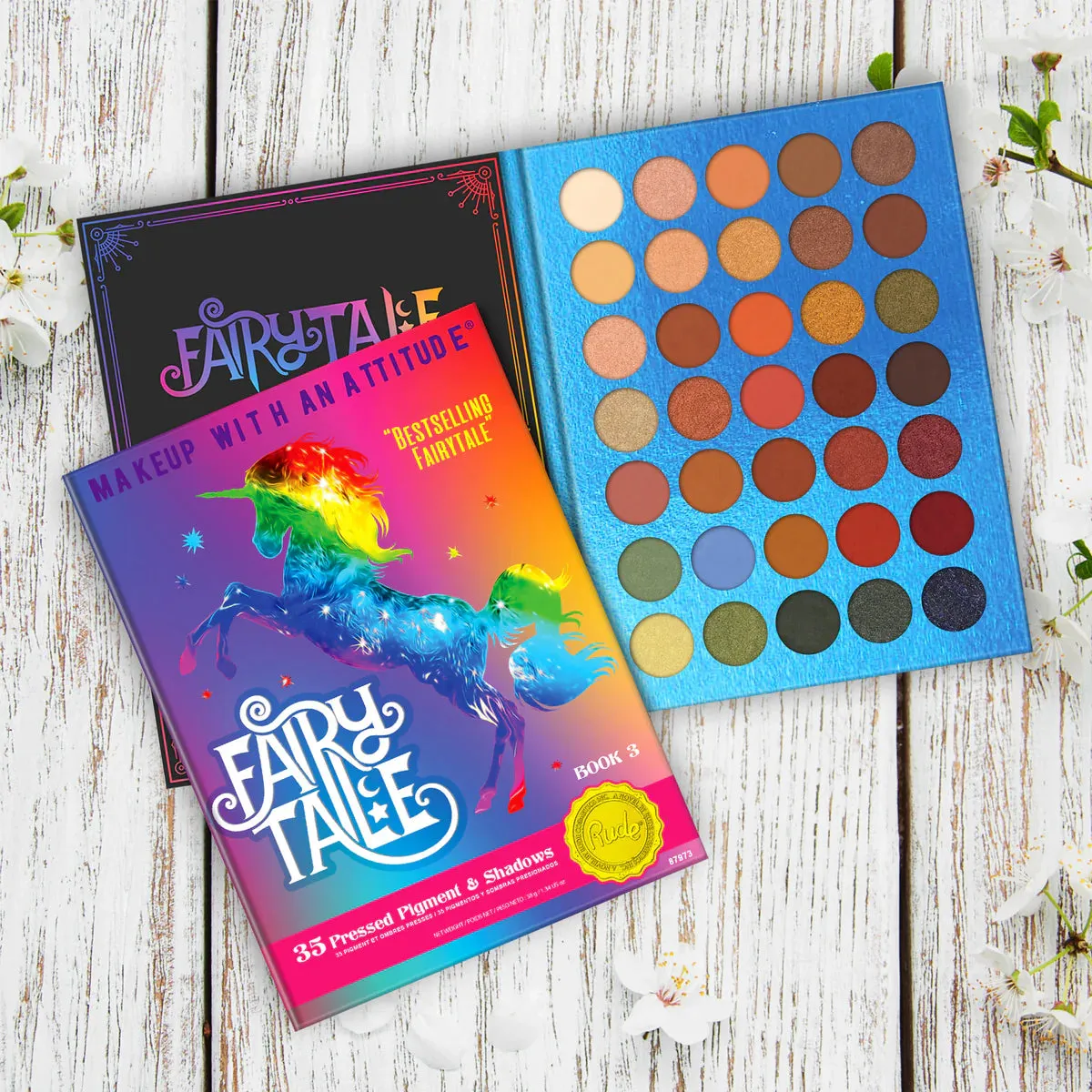 RUDE Fairy Tales 35 Eyeshadow Palette - Book 3