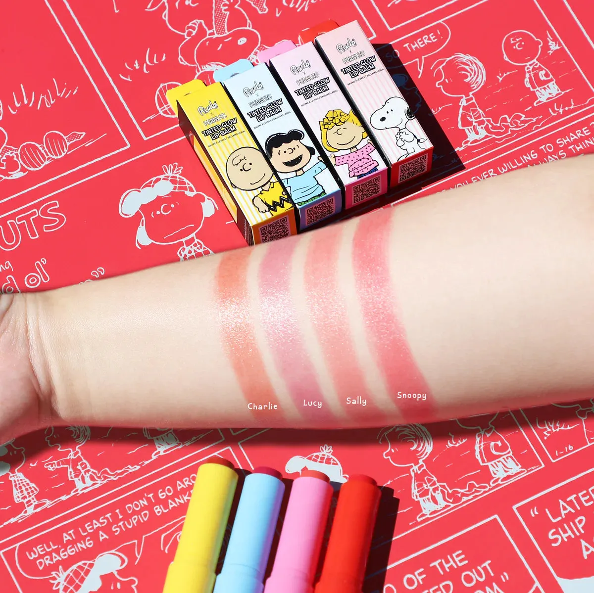 RUDE Peanuts Lip Balm Variety Pack