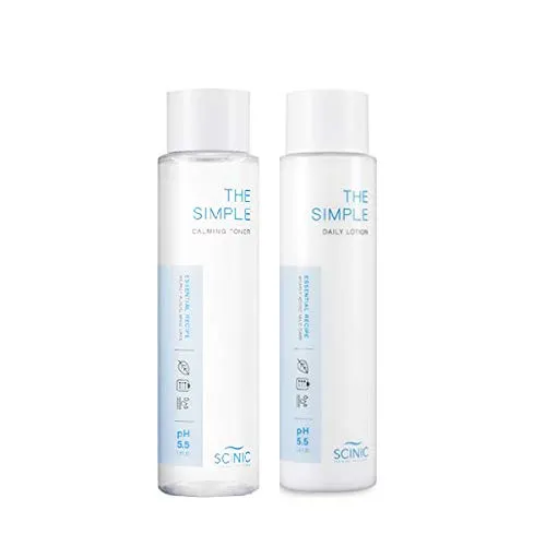 SCINIC The Simple (Calming Toner 145ml   Daily Lotion 145ml) Set
