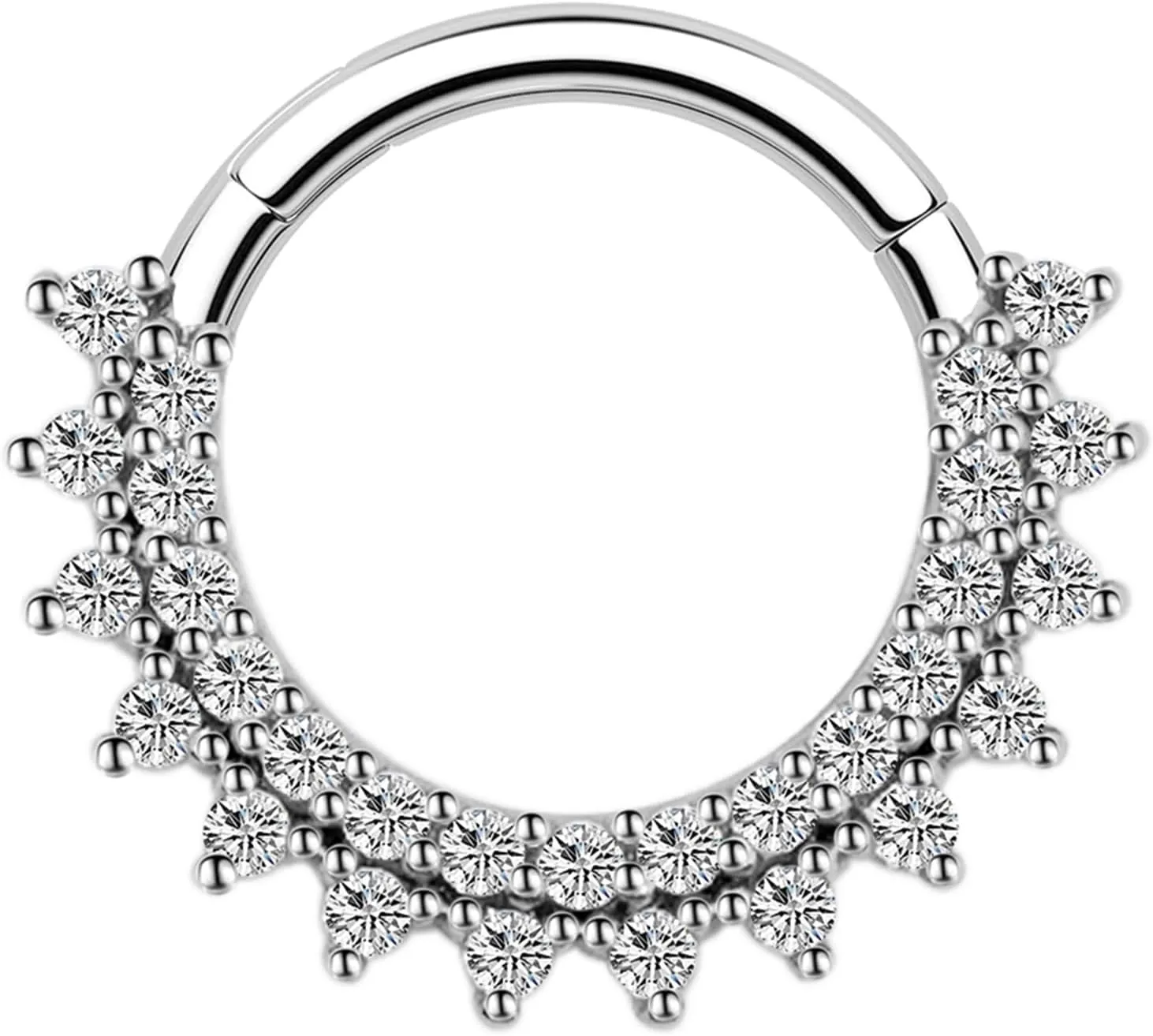 Septum Ring 16G Septum Nose Ring 316L Stainless Steel Septum Piercing Daith Piercing Jewelry Conch Helix Earring Cartilage Earring for Women Men