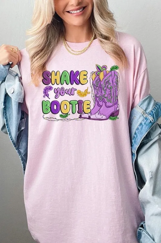 Shake Your Bootie Mardi Gras Plus Heavyweight Tee