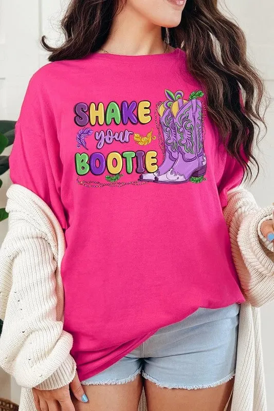 Shake Your Bootie Mardi Gras Plus Heavyweight Tee