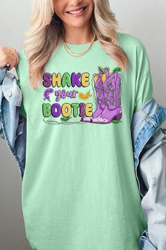 Shake Your Bootie Mardi Gras Plus Heavyweight Tee