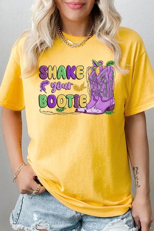 Shake Your Bootie Mardi Gras Plus Heavyweight Tee