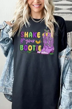 Shake Your Bootie Mardi Gras Plus Heavyweight Tee