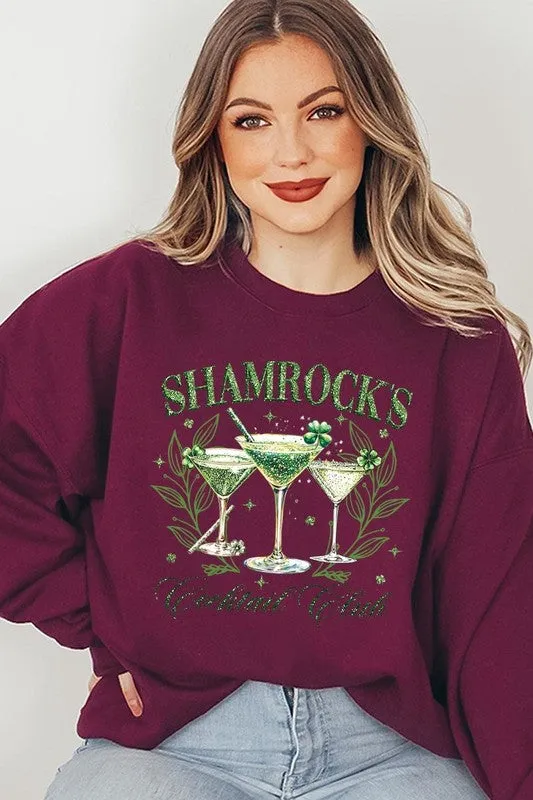 Shamrock's Cocktail Club Graphic Plus Sweatshirt