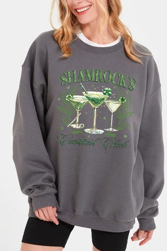 Shamrock's Cocktail Club Graphic Plus Sweatshirt