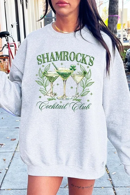 Shamrock's Cocktail Club Graphic Plus Sweatshirt