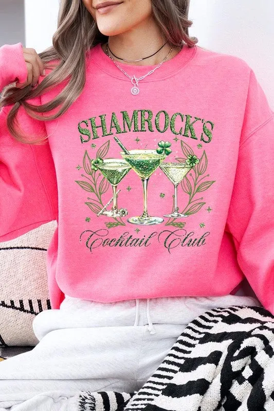 Shamrock's Cocktail Club Graphic Plus Sweatshirt