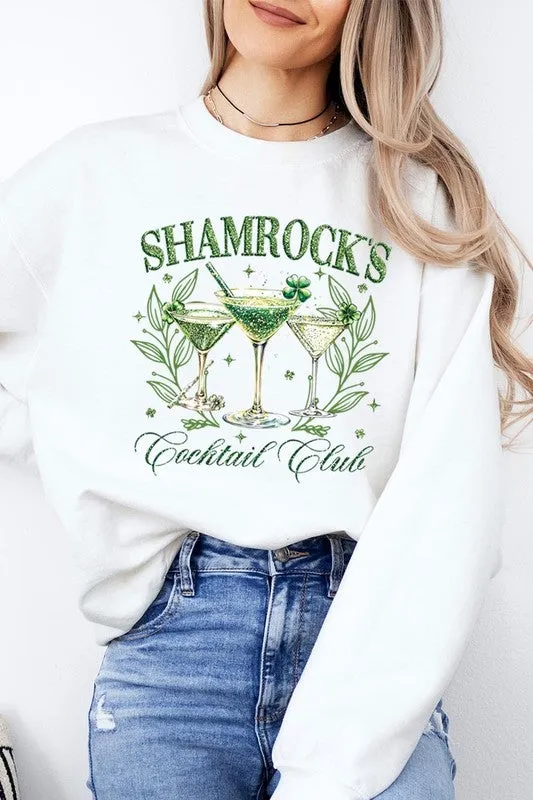 Shamrock's Cocktail Club Graphic Plus Sweatshirt