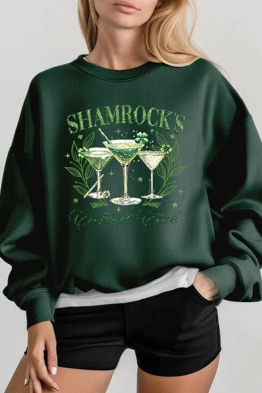 Shamrock's Cocktail Club Graphic Plus Sweatshirt