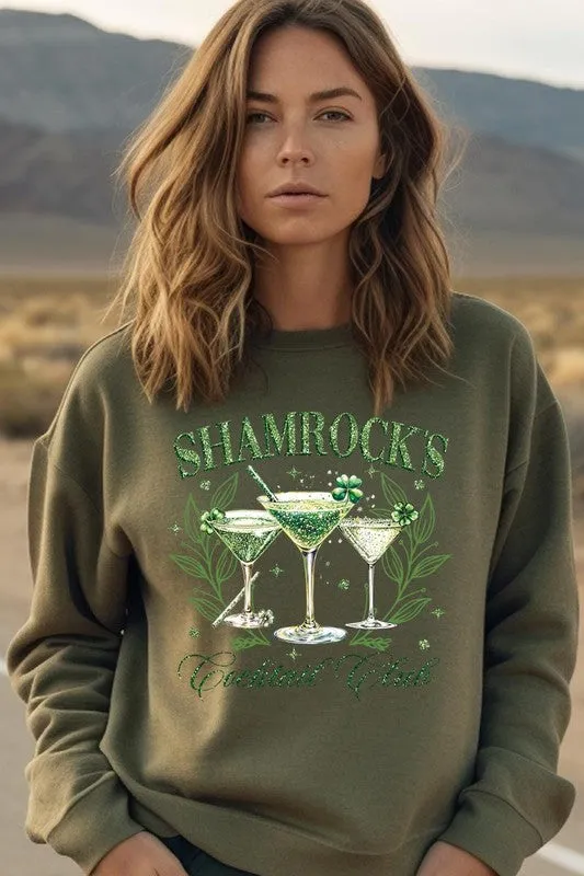 Shamrock's Cocktail Club Graphic Plus Sweatshirt