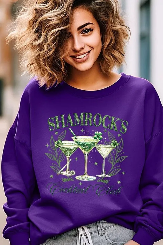 Shamrock's Cocktail Club Graphic Plus Sweatshirt