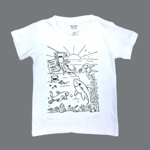Sharks Private Party - DIY Color-it-ful T-shirts