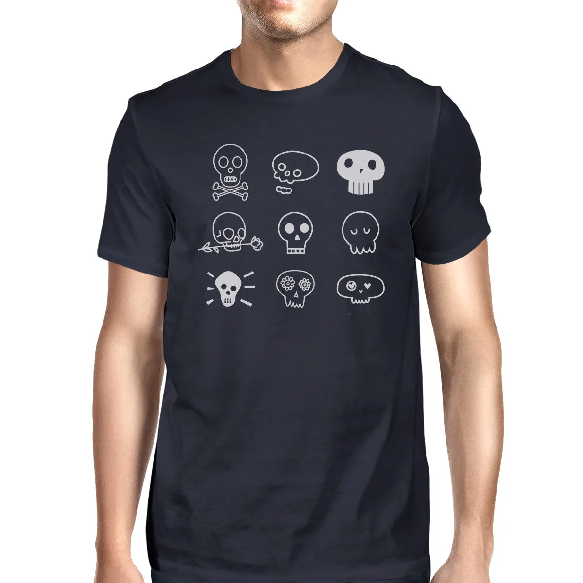 Skulls Mens Navy Shirt