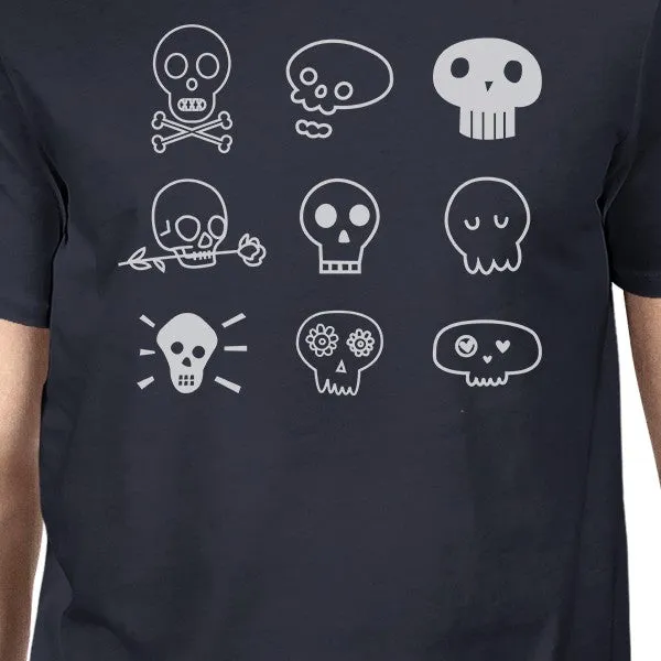 Skulls Mens Navy Shirt