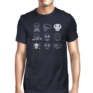 Skulls Mens Navy Shirt