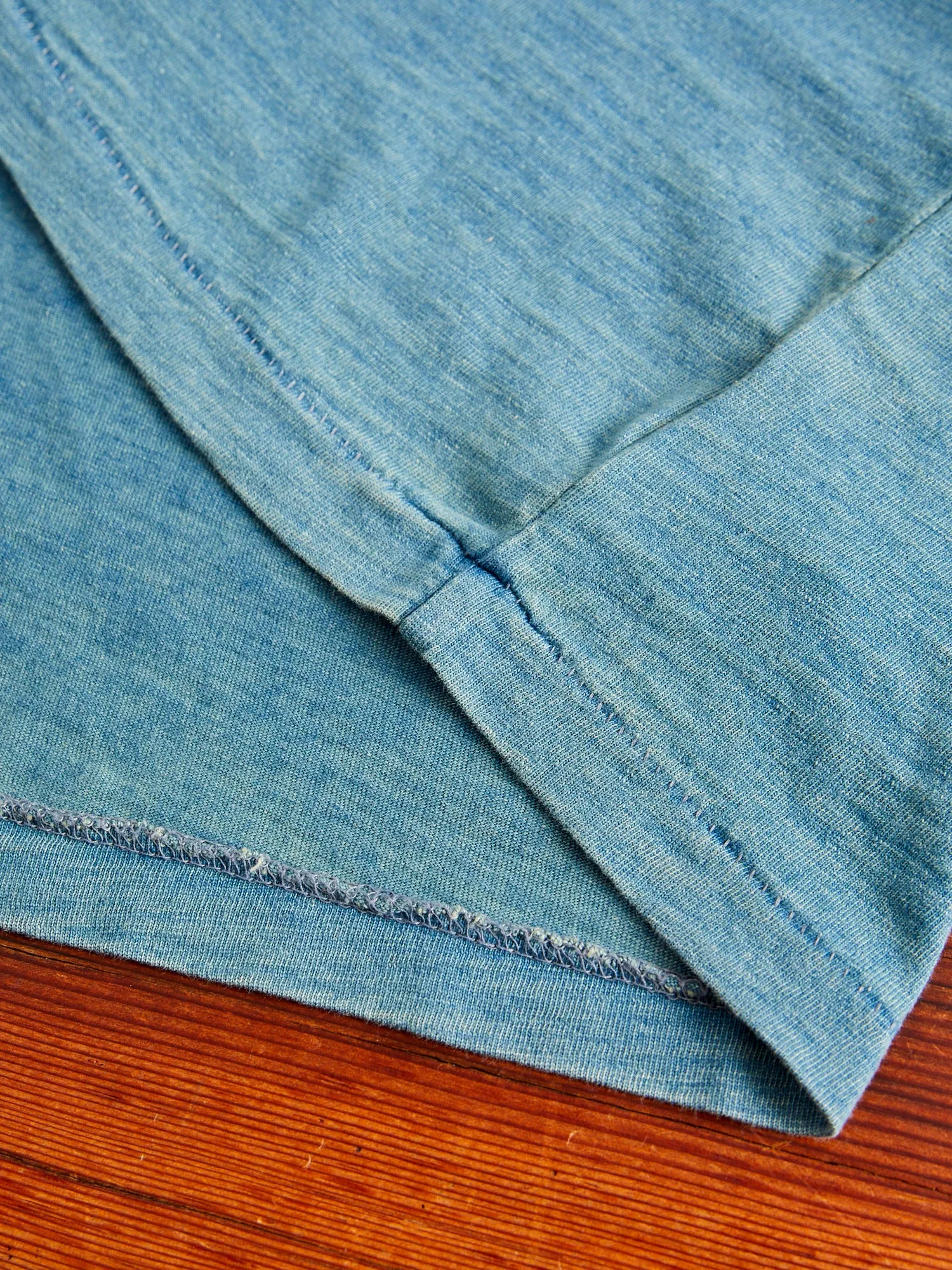 Slub Jersey Pocket T-Shirt in Washed Indigo