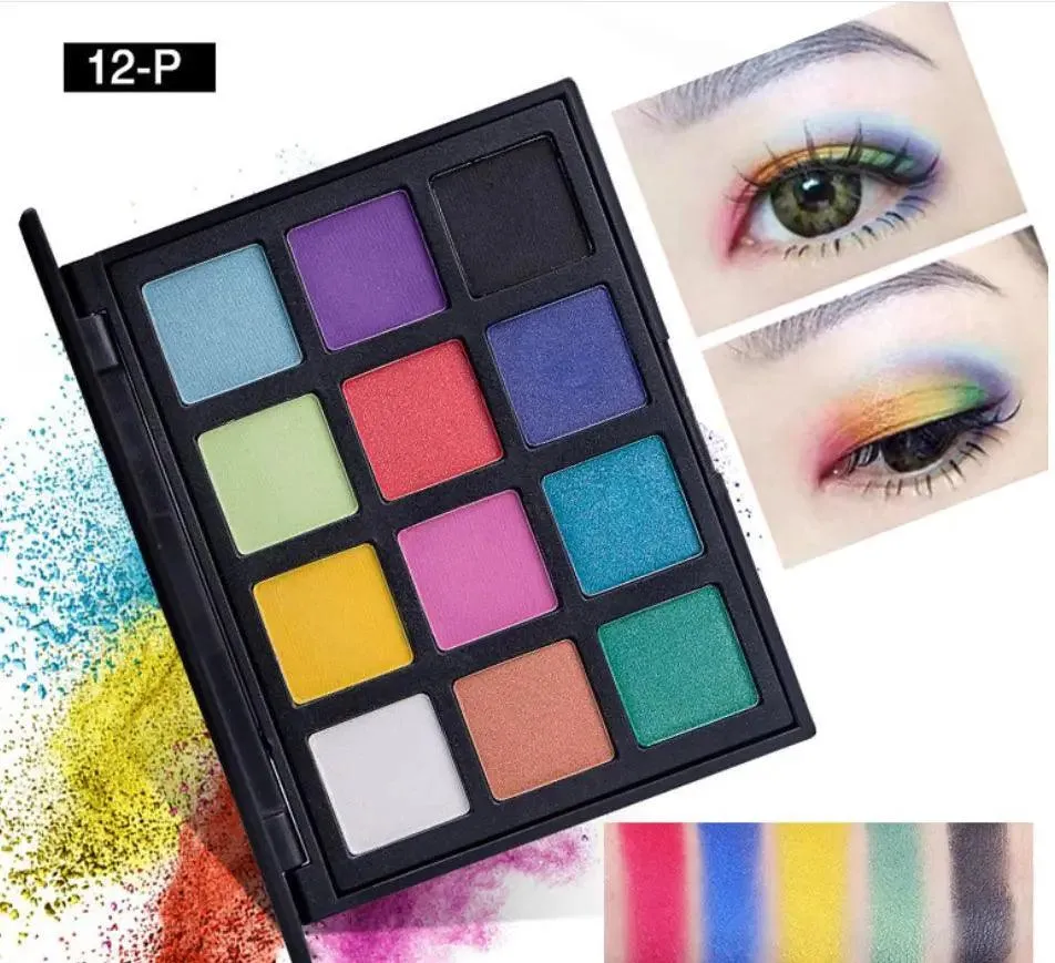 Smoke Glow 12-Color Smokey Eye Shadow Palette