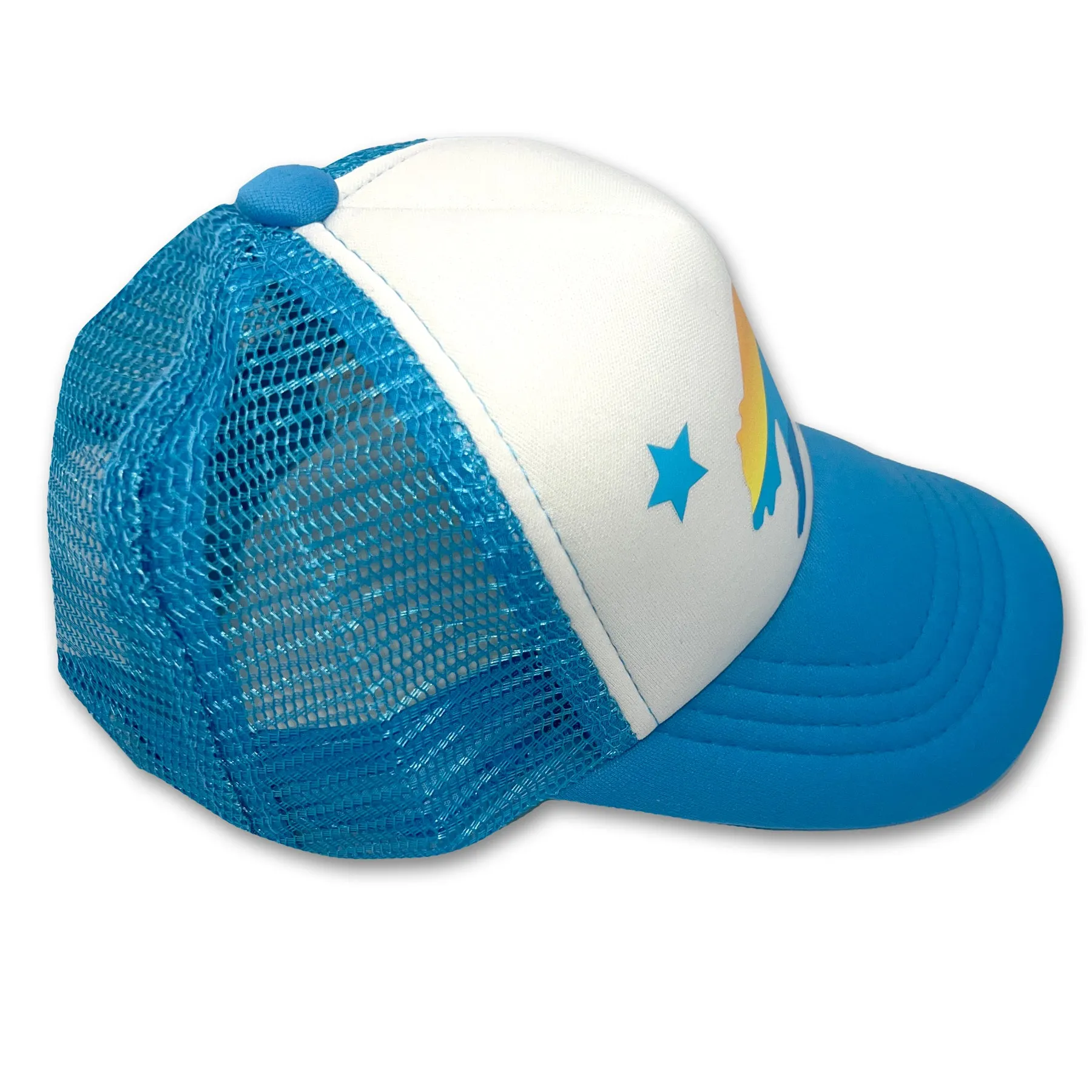 Sol Baby California Bear Aqua Trucker Hat
