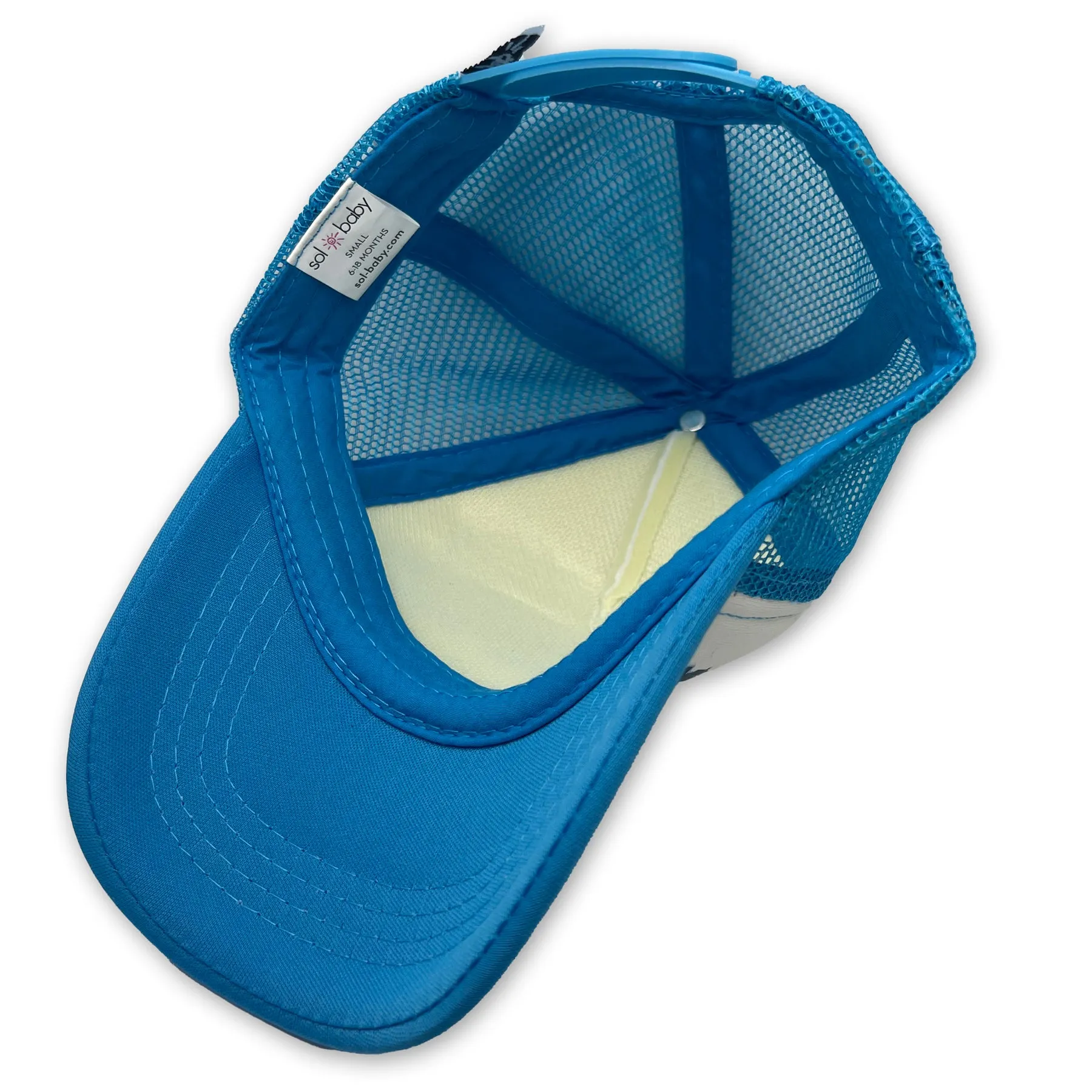 Sol Baby California Bear Aqua Trucker Hat